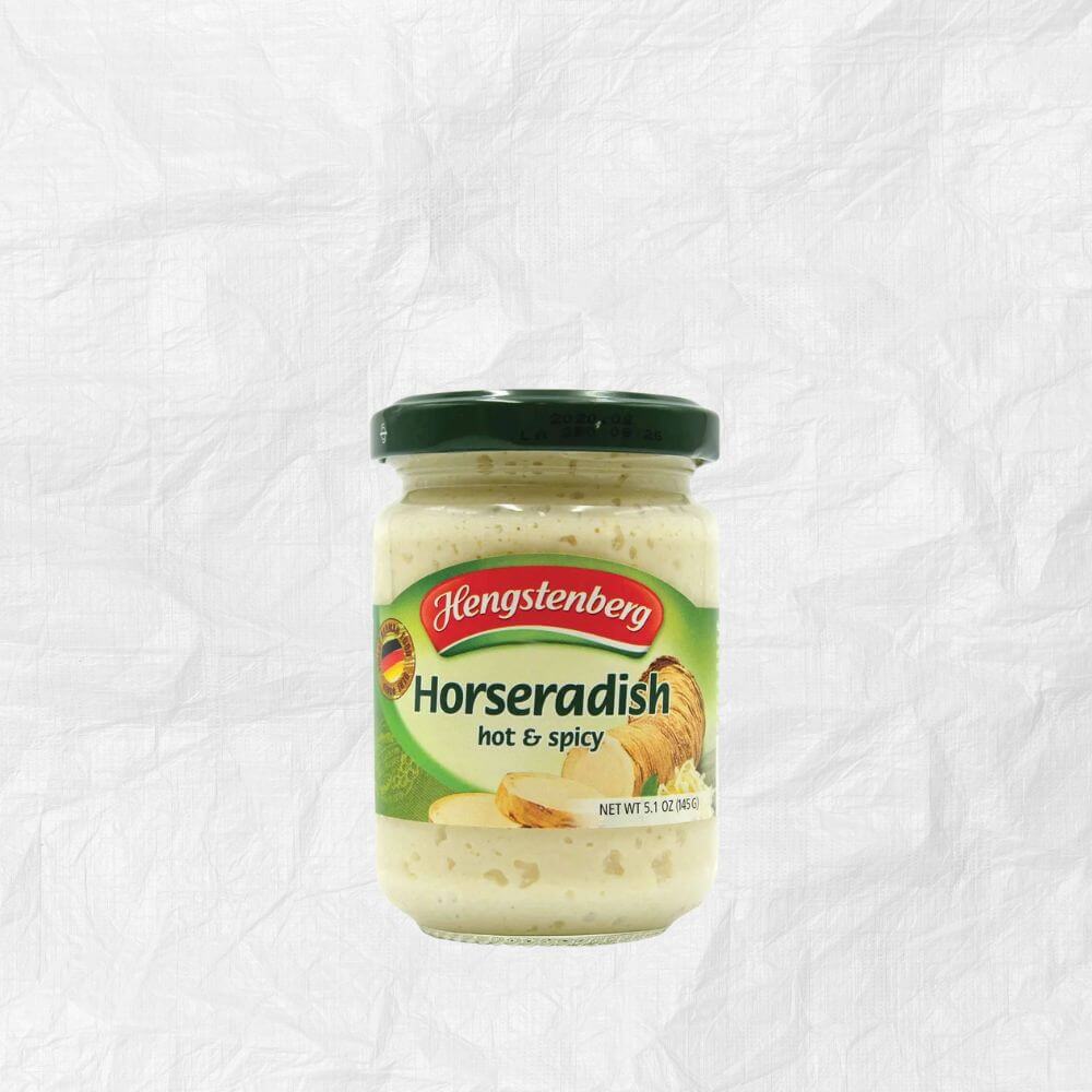 Sốt Cải Ngựa Cay Nồng Từ Đức Hengstenberg Horseradish Hũ 150gram Đậm Đà Hương Vị, Tinh Tế Đến Từng Giọt
