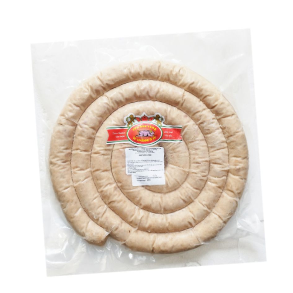 Xúc Xích Bành Heo Weisswurst - Weisswurst Pork Sausage Cuộn ~2kg