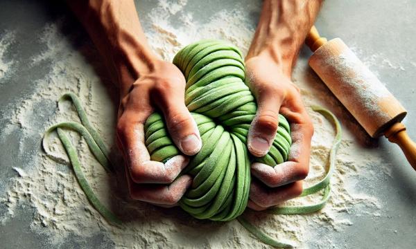 Cách Làm Mì Pasta Xanh Rau Bina Hoặc Dùng Xốt Pesto